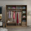 Armoire-penderie 2 portes avec 2 tiroirs-2045342444