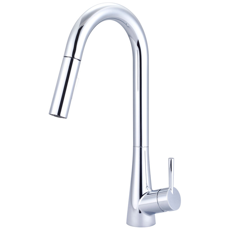 Olympia Faucets Pull Down Kitchen Faucet, Chrome