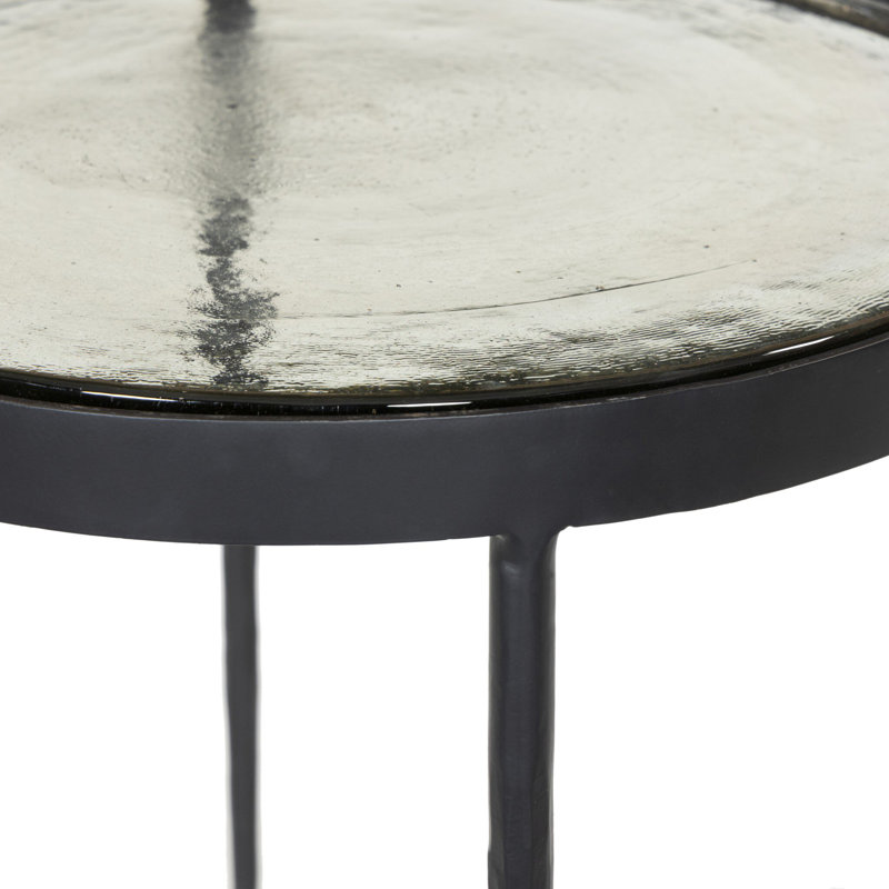 Yoko Coffee Table, 18.25" H x 20.5" L x 20.5" W, Clear