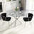 Elegant Round Glass Dining Table Set-1691476186-1691476189-1697343558