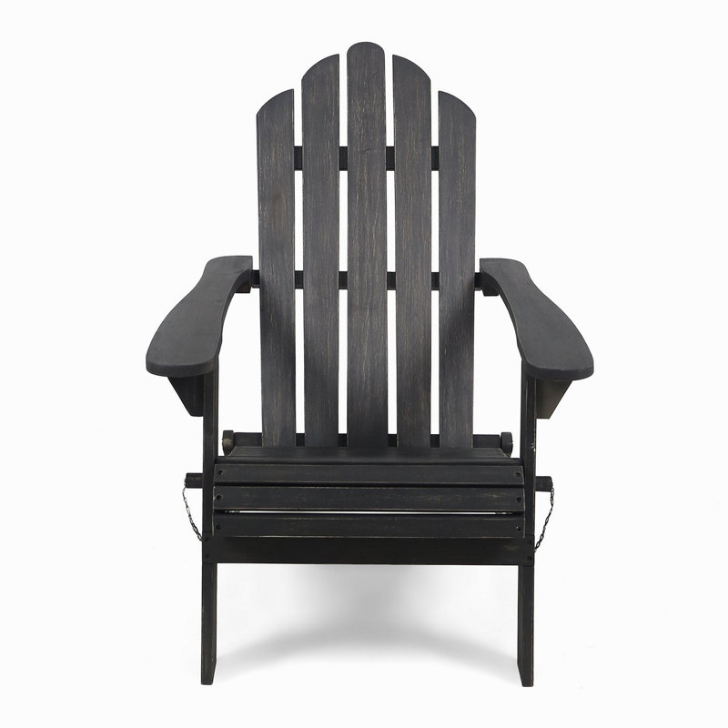 CHAISE ADIRONDack HOLLYWOOD PLIABLE, Gris foncé