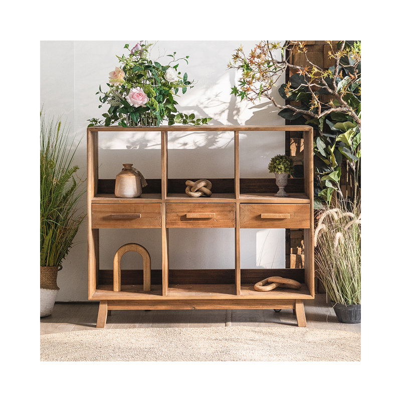 Armoire d'entrée en bois de pin