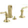 Devonshire Vertical Spray Bidet Faucet with Lever Handles