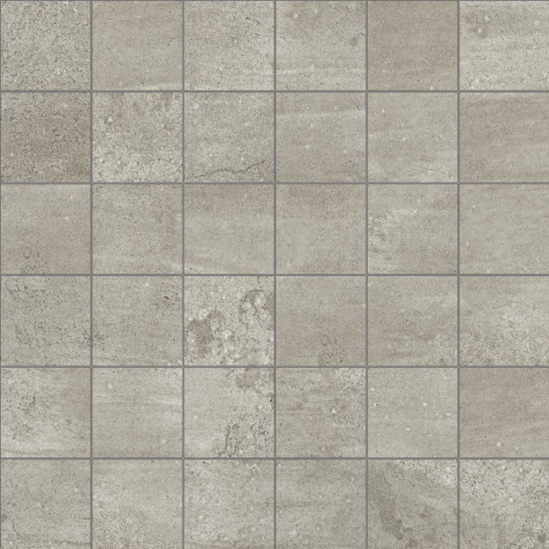 Carreau de mur et de plancher en porcelaine 2 po x 2 po, gris