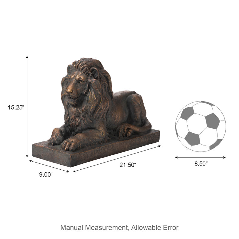 Statue de jardin 21,75 po L MGO, Bronze