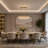 Modern 16 Light Gold Crystal Rectangular Chandelier-1893584778