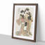 Beauties Of The East by Kitao Shigemasa - Single Picture Frame Painting-55543864-55543863