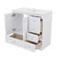 Meuble-lavabo 36 po avec lavabo en céramique et armoire de rangement à tiroir-307644774