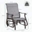 Fauteuil oscillant d'extérieur avec structure en acier Outsunny-1551281444