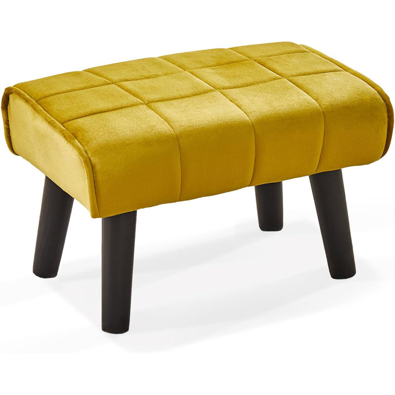 Tabouret de coiffeuse, Jaune