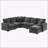 110*86" Modern U Shape Modular Sofas-1838330174