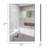 Oversized Vertical Horizontal Hanging Aluminum Framed Bathroom Wall Mount Mirror For Bedroom, Living Room-353599034-353599033