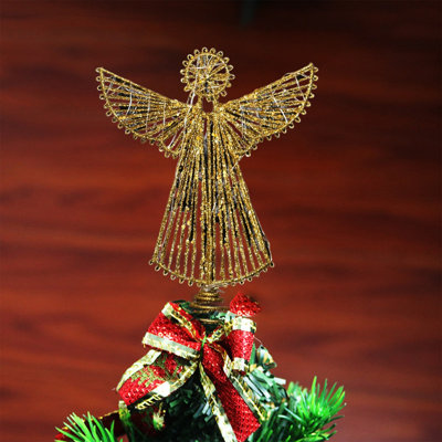 Christmas Tree Top Star Iron Lighted  Lights Christmas Tree Top Decoration Christmas Decoration Supplies