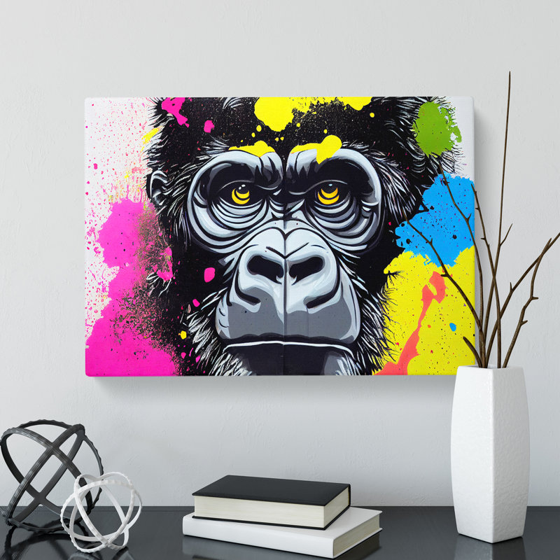Gorilla Splash Vol.4 Abstract - Wrapped Canvas, 40cm H x 60cm W x 3cm D
