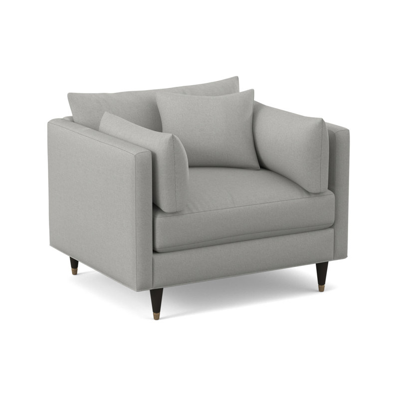 Touffeté de 45 po de largeur Zehava, Microfibre Gipsy Vapor Performance