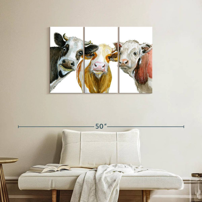 Brampt Cows, 24" H x 38" W