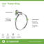 Dia Wall Mounted Towel Ring-13885411