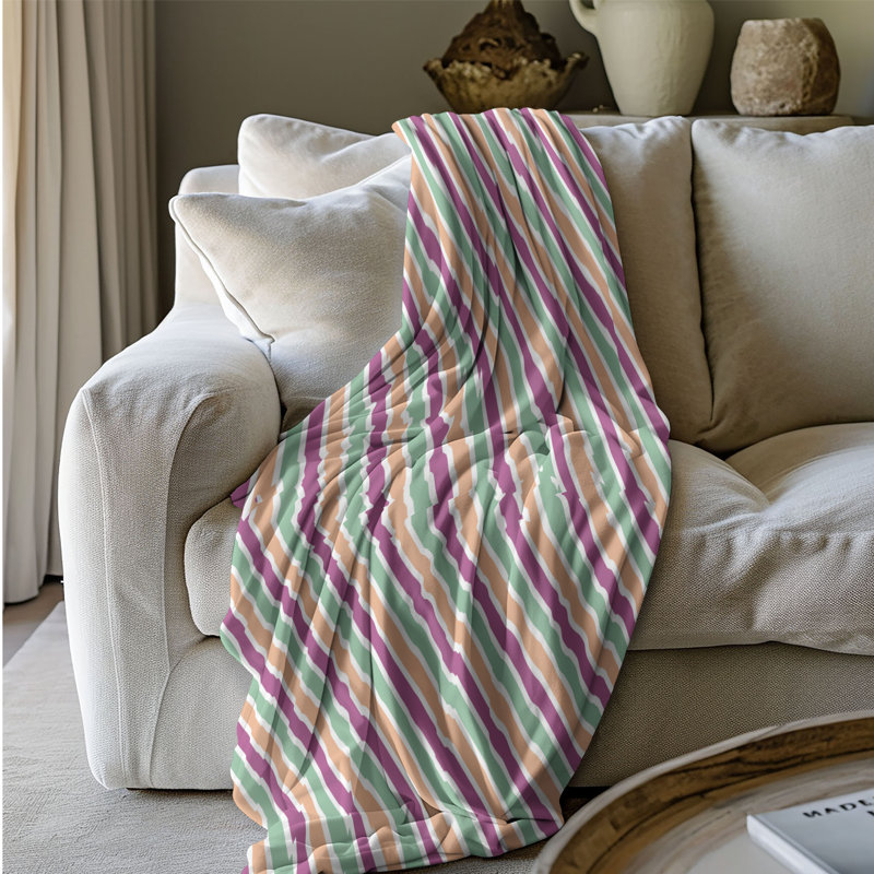Seaside Shades - 1 pièce Sherpa Premium, Grand lit