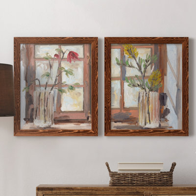 " By The Window I " 2 - Pieces Painting Print