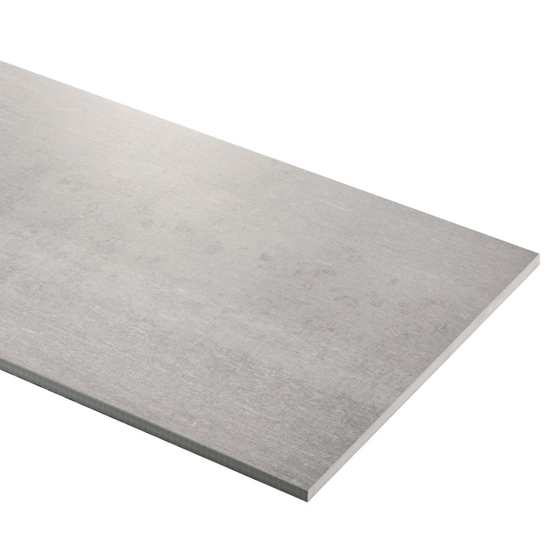 Native Rock 12" X 24" Porcelain Metal Look Tile, Platinum
