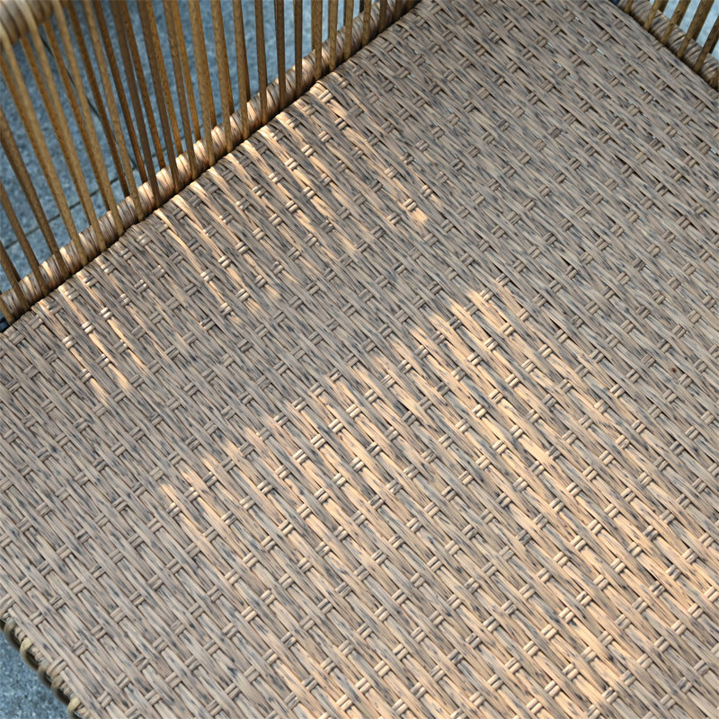 Ensemble de canapé en osier 2 places avec coussin et table New Comming
