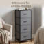 Chest Of Drawers, 4 Fabric Drawers Storage Unit-1316646188