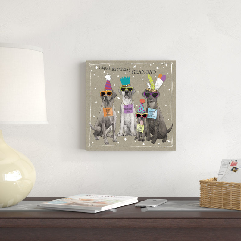 Fancypants Cool Dogs V, H 12 po x l 12 po x P 1,25 po