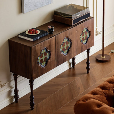 Buffet rétro de style chinois minimaliste