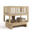 Santorini GREENGUARD Gold Certified Solid Wood Bassinet , Mattress Pad Included-1330372953