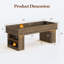 Lit pour animaux en bois avec rangement et lumières DEL Cassen