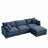 3-Seater Comfy Cloud Couches With Movable Ottoman-123053930