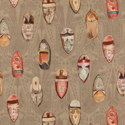SAMPLE-Long Weekend Babouches 100% Linen Fabric