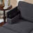 86" Linen Upholstered Sofa with a Movable Storage Ottoman, Underseat Storage and 2 Flip-up Armrests-117792575