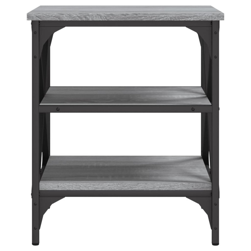 Cornelie Block End Table, Grey