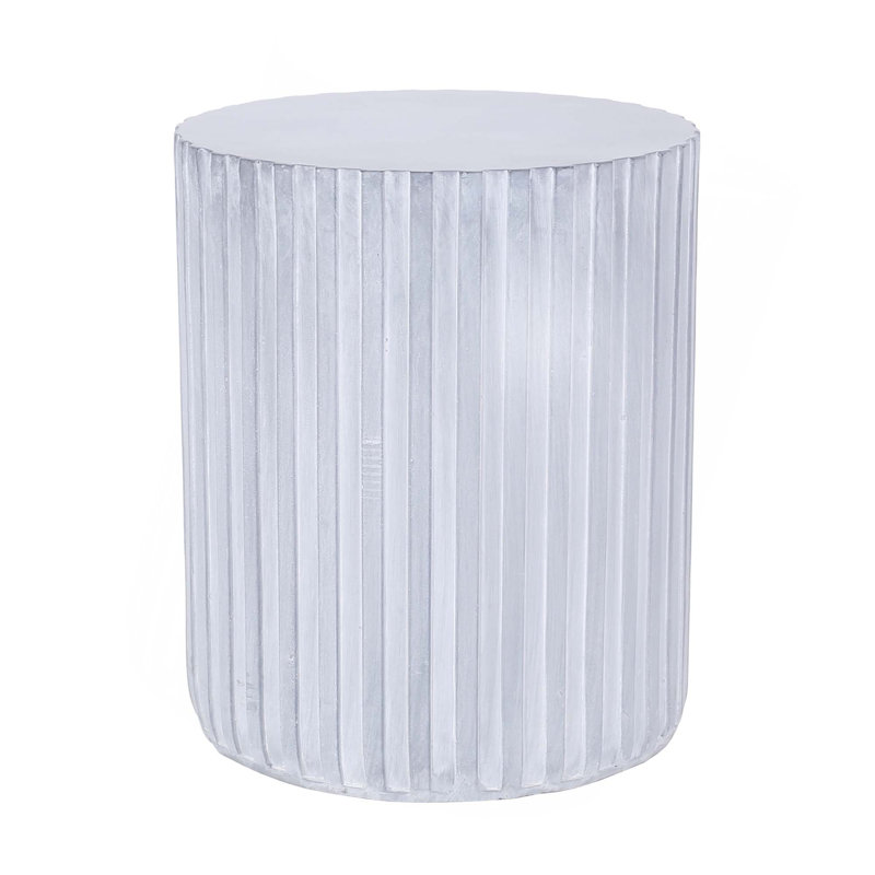 Outdoor Use Concrete End Table