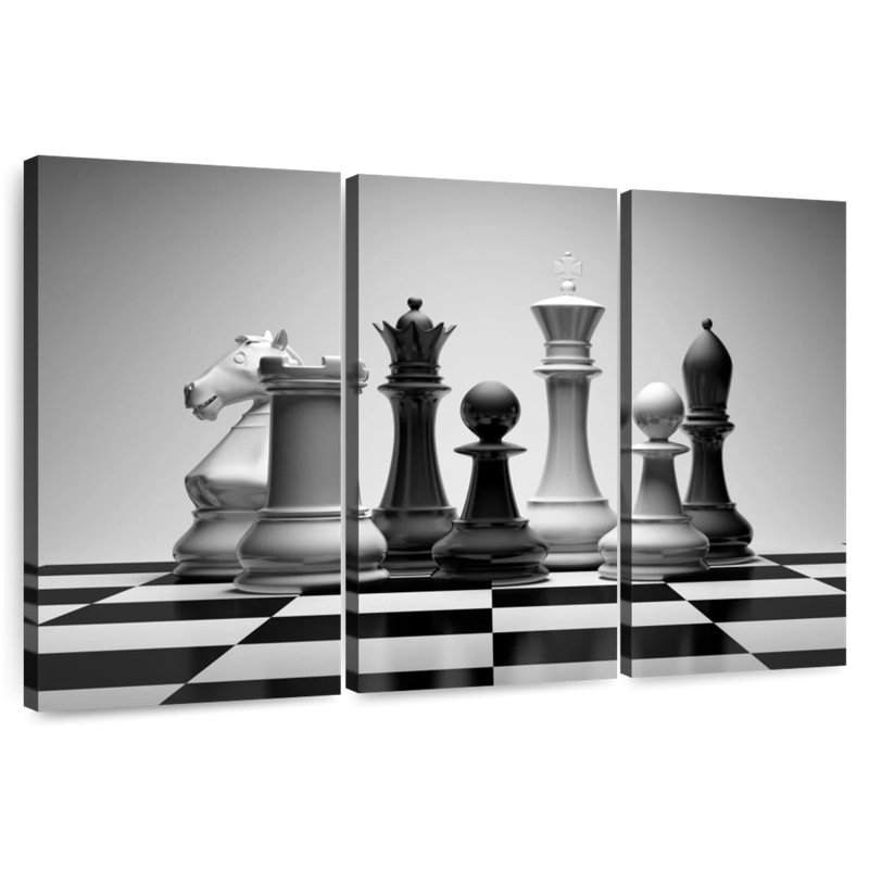 Senne Virtual Chess, 24" H x 38" W