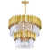12 - Light Dimmable Tiered Chandelier