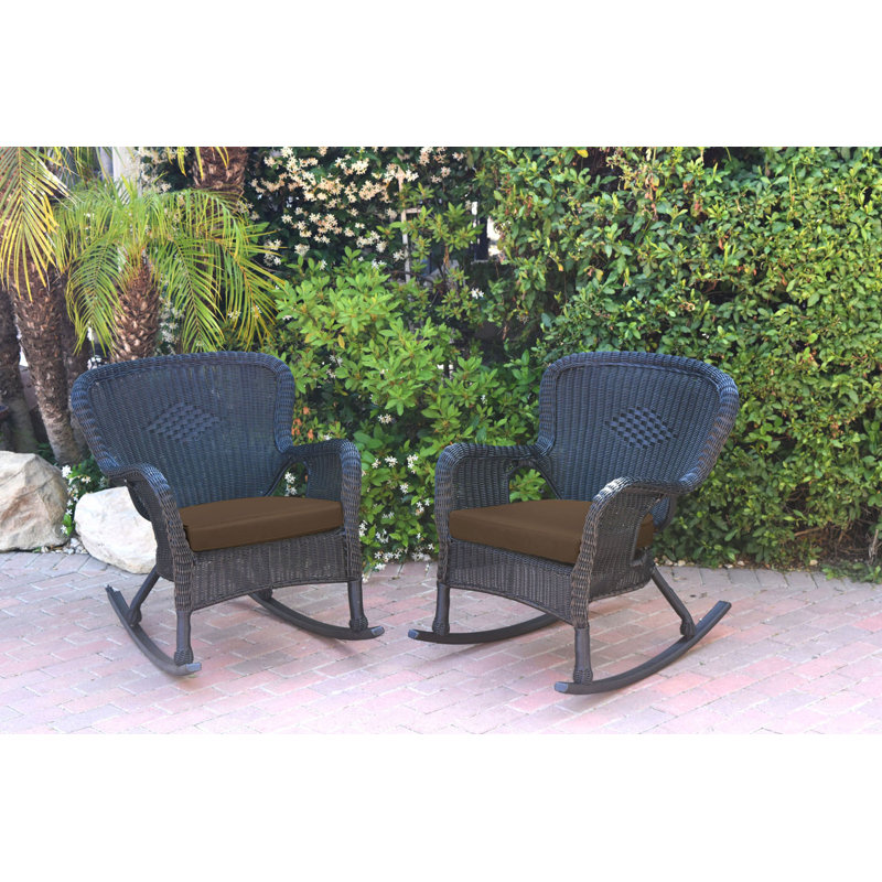 Chaise berçante Batchelder, Brun, Noir