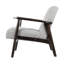 Croix Solid Wooden Frame Upholstered Tufted Armchair-1221753580