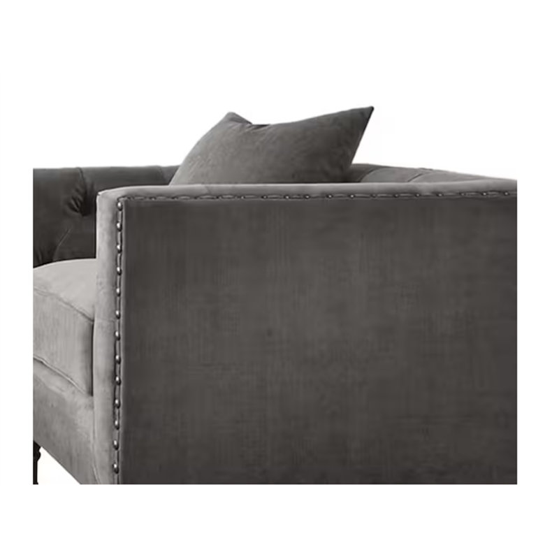 Chaise en velours Sidonia