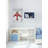 "Red Plane" by Reesa Qualia Painting Print on Wrapped Canvas-20054534