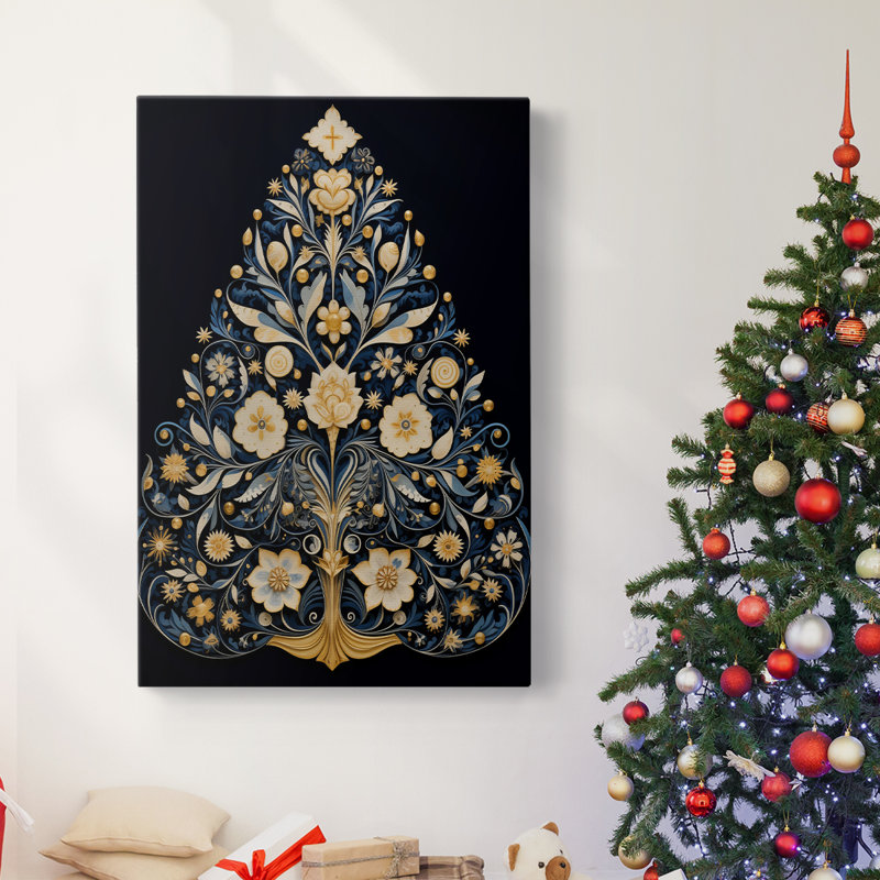Art des Fêtes de Noël - Toile tendue avec châssis DCXLIX, H 18 po x l 12 po