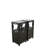 Solid Wood End Table Set with Storage
