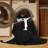 Machine Washable Bracondale Taekwondo Kick Sleek & Chic Modern Arc Rug in Black – Black Binding-1450054700