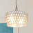 Carlisle Capiz Honeycomb 2-Tier Chandelier Style Ceiling Light-798930477