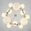Lustre 12 roues en verre