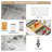 33'' L x 19'' W Undermount Workstation Stainless Steel Single Bowl Kitchen Sink with Cutting Board, Sink Grid, Strainer, Colander and Roll-up Rack 