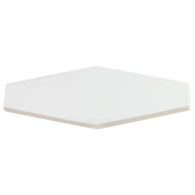 Carrelage mural en céramique hexagonale 4 "x 8" Bond Tile Midland (5,38 pieds carrés / boîte)