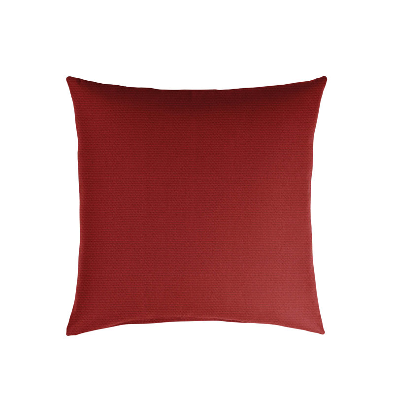 Sunbrella® Outdoor Throw Pillow, 18" x 18", Canvas Jockey Red