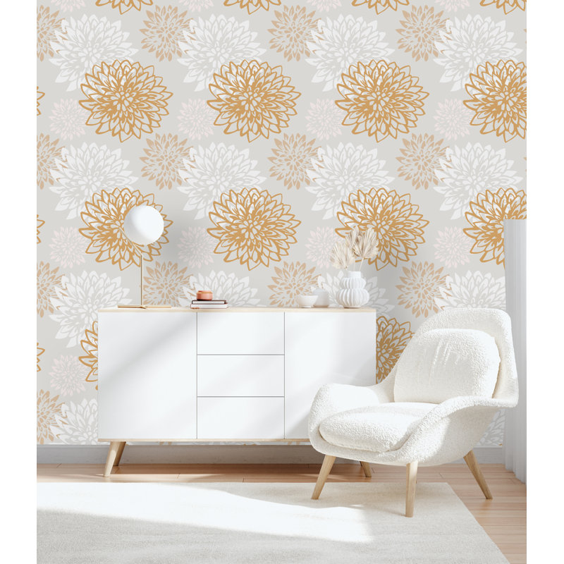 Panneau de papier peint, L 18,75 po x L 25 po, Vinyle